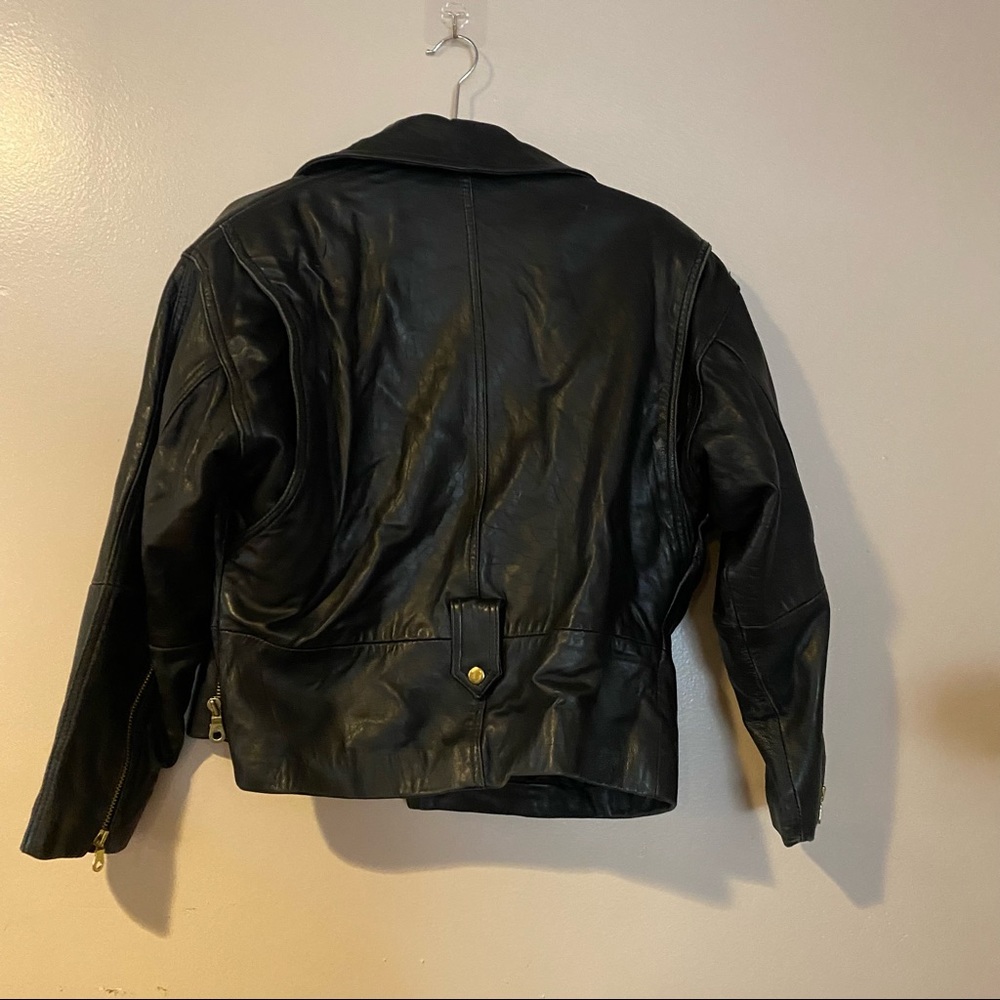 Vintage leather jacket - Picture 4 of 4